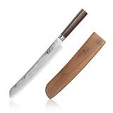 Bread Knife 9IN W/Sheath Damascus Steel