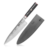 Chefs Knife 8IN W/Sheath Damascus Yari