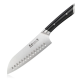 Knife 7IN Santoku Black Helena Series