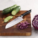 Knife 7IN Santoku Black Helena Series