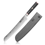 Bread Knife 9IN w/ Sheath Damascus Yari