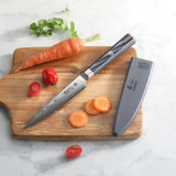 Utility Knife 5IN Serrated w/Sheath Yari