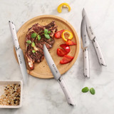 Steak Knife 5IN 4PC Set White Helena Ser