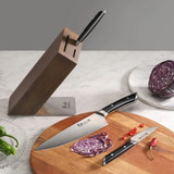 Knife 4PC Hua Block Set Black Helena Ser