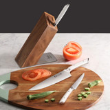 Knife 4PC Hua Block Set White Helena Ser