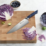 Chefs Knife 8IN Navy Blue Helena Series