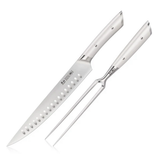 Carving Knife 2PC Set White Helena