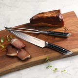 Carving Knife 2PC Set Black HELENA