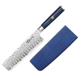 Nakiri 7IN Knife Blue Kita Series Sheath