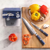 Knife 6PC Set Blue HUA Block KITA Series