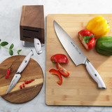 Knife Hua Block 4PC Set White TKSC
