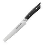 Knife 5IN Serrated Utility Black Helena