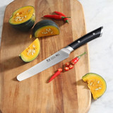Knife 5IN Serrated Utility Black Helena