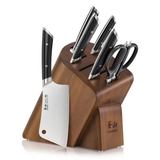 Knife 7PC Block Set Bllack Helena Series