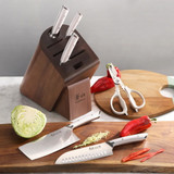 Knife 7PC Block Set White Helena Series
