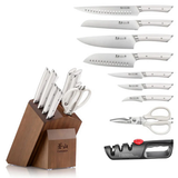 Knife 10PC Block Set White Helena Series