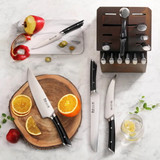 Knife 17PC Block Set Black Helena Seres