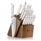 Knife 17PC Block Set White Helena Seres