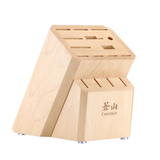 Knife Block 16Slot Maple Wood Vertical