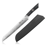 Bread Knife 9IN w/Sheath Kuro Series
