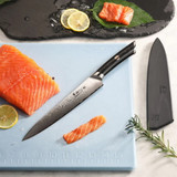 Sashimi Knife 8IN w/Sheath Kuro Series