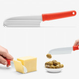 Knibble Cheese Knife Red