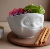 Bowl 16OZ Dreamy Face White