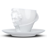 Coffee Cup Goethe Talent White w/ Saucer