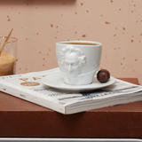 Coffee Cup Goethe Talent White w/ Saucer