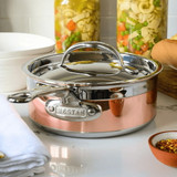 Saucepan 3QT CopperBond Indcution w/ Lid