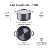 Stockpot 8QT Nanobond Induction w/ Lid