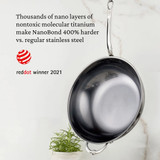 Chefs Pan 7.5qt 14IN NanoBond Induction