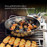 Chefs Pan 7.5qt 14IN NanoBond Induction