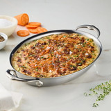 Roasting Pan 12.5X9 Clad Oval MED