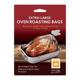 Roasting Bag 2PC XL Oven Plastic HIC