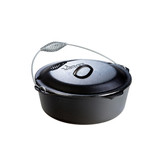 Pot 9QT Dutch Oven Wire Bail PreSeasoned