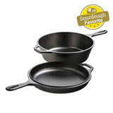 Combo Cooker 3.2qt PreSeasoned Cast Iron