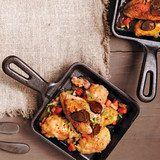 Fry Pan 5.5IN Square Cast Iron Induction