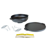 Cast Iron 14IN Cook It All w/ Bail Hooks
