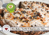 Mix No Bake Turtle Cheesecake