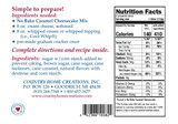 Cheesecake Mix 6OZ Caramel No Bake