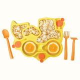 Plate Yellow Truck