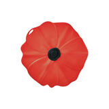 Poppy Lid 8IN Red Silicone
