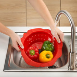 Poppy Colander 11IN Red