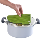 Honeycomb Pot Holder Bamboo Green