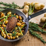 Fry Pan 14IN Carbon Steel MINERAL B