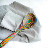 Corner Spoon 12IN Rainbow Pakka Wood