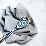 Corner Spoon 12IN Blue Pakka Wood