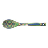Spoon 12IN Peacock Pakka Wood