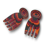 Salad Hands 5IN Rainbow Pakka Wood
